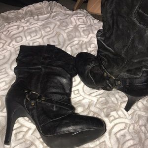 Black boots